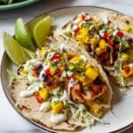 Baja Fish Tacos with Mango Salsa