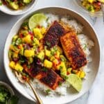 Cajun Salmon with Mango Salsa