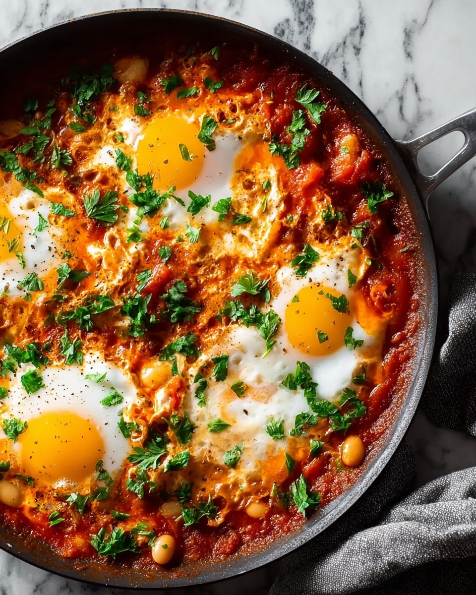 Cannellini Bean Shakshuka – Easy & Healthy One-Pan Meal