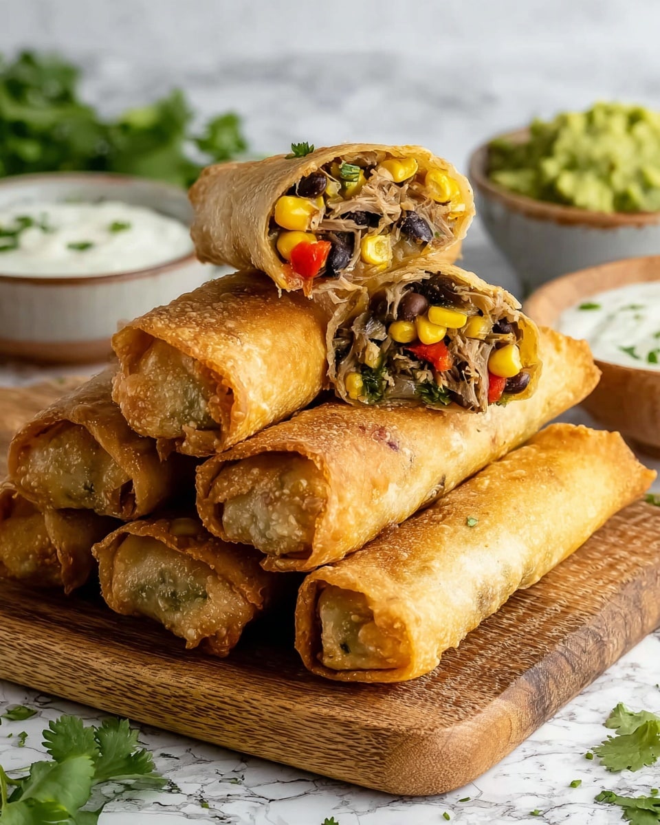 Chili’s Southwestern Egg Rolls (Copycat Recipe with Avocado Ranch)