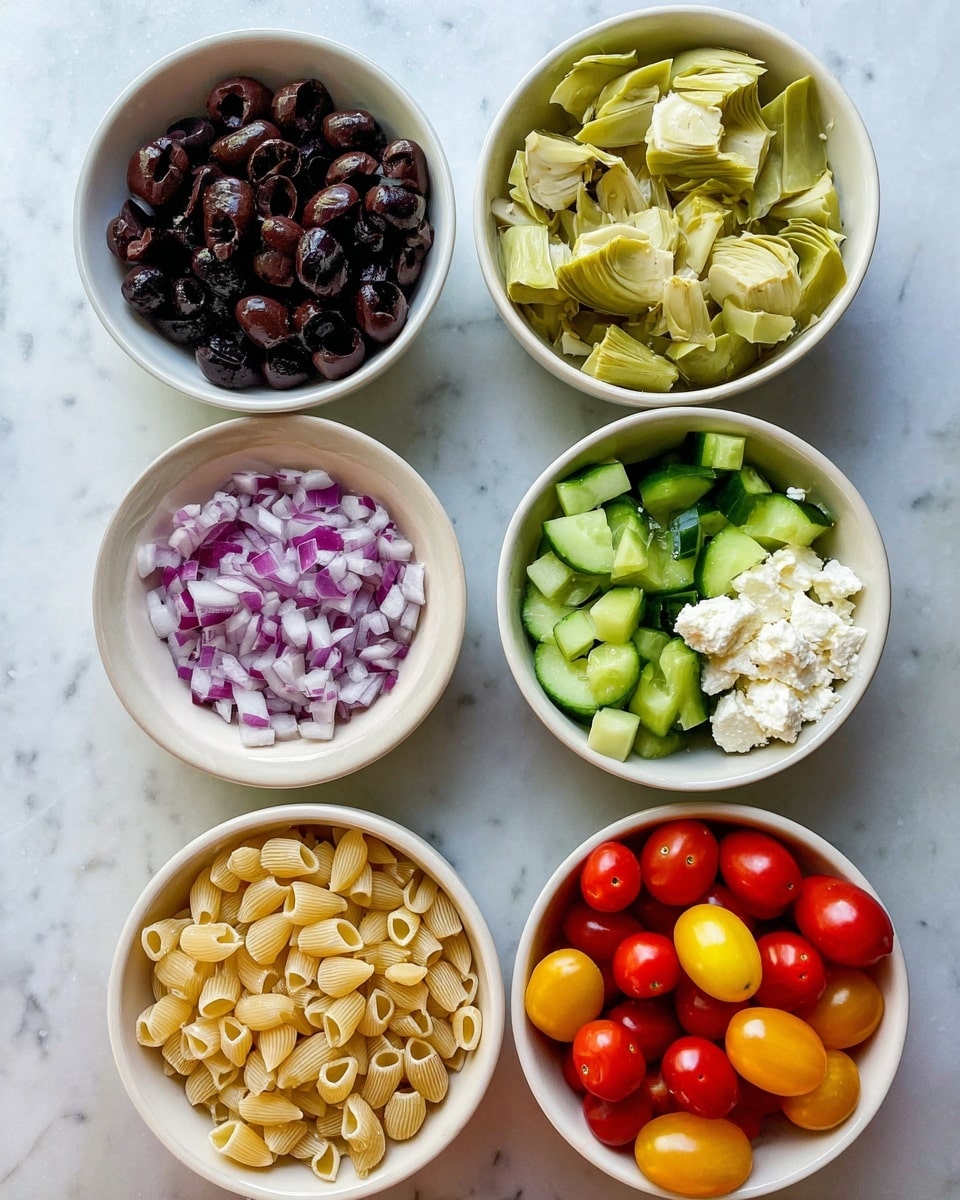 Chopped Greek Pasta Salad