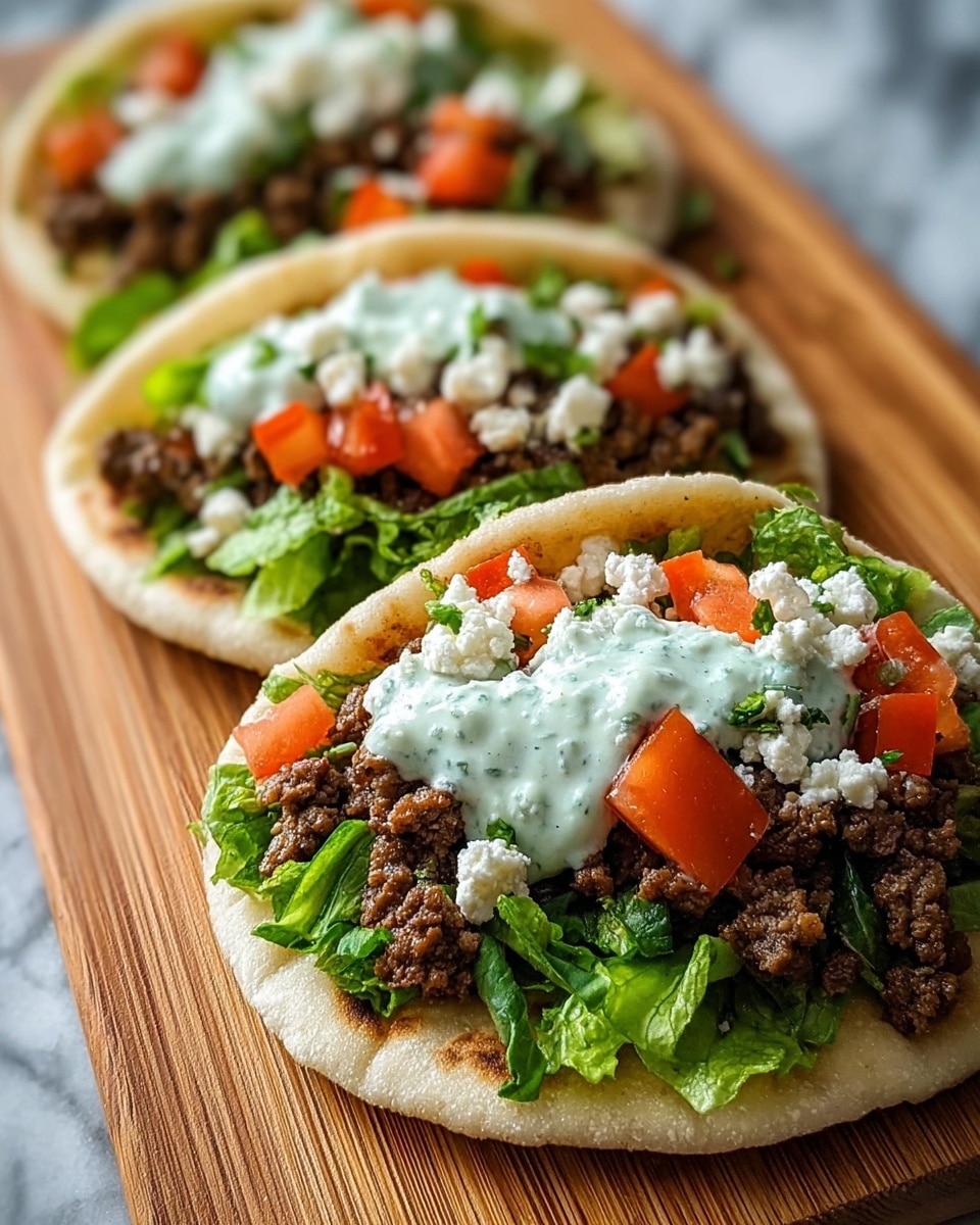 Ground Beef Gyros