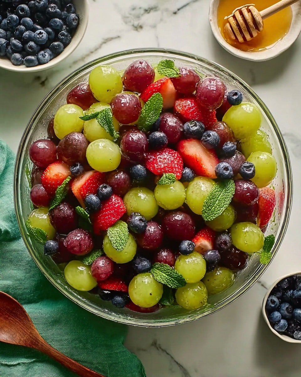 Mouthwatering Fruit Salad with Lemon Dressing