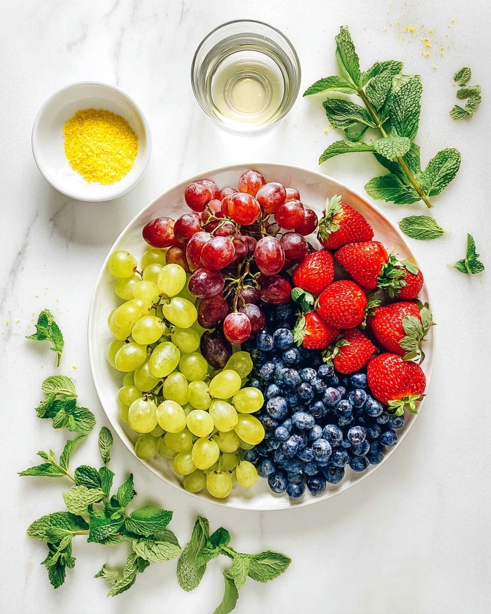 Mouthwatering Fruit Salad with Lemon Dressing