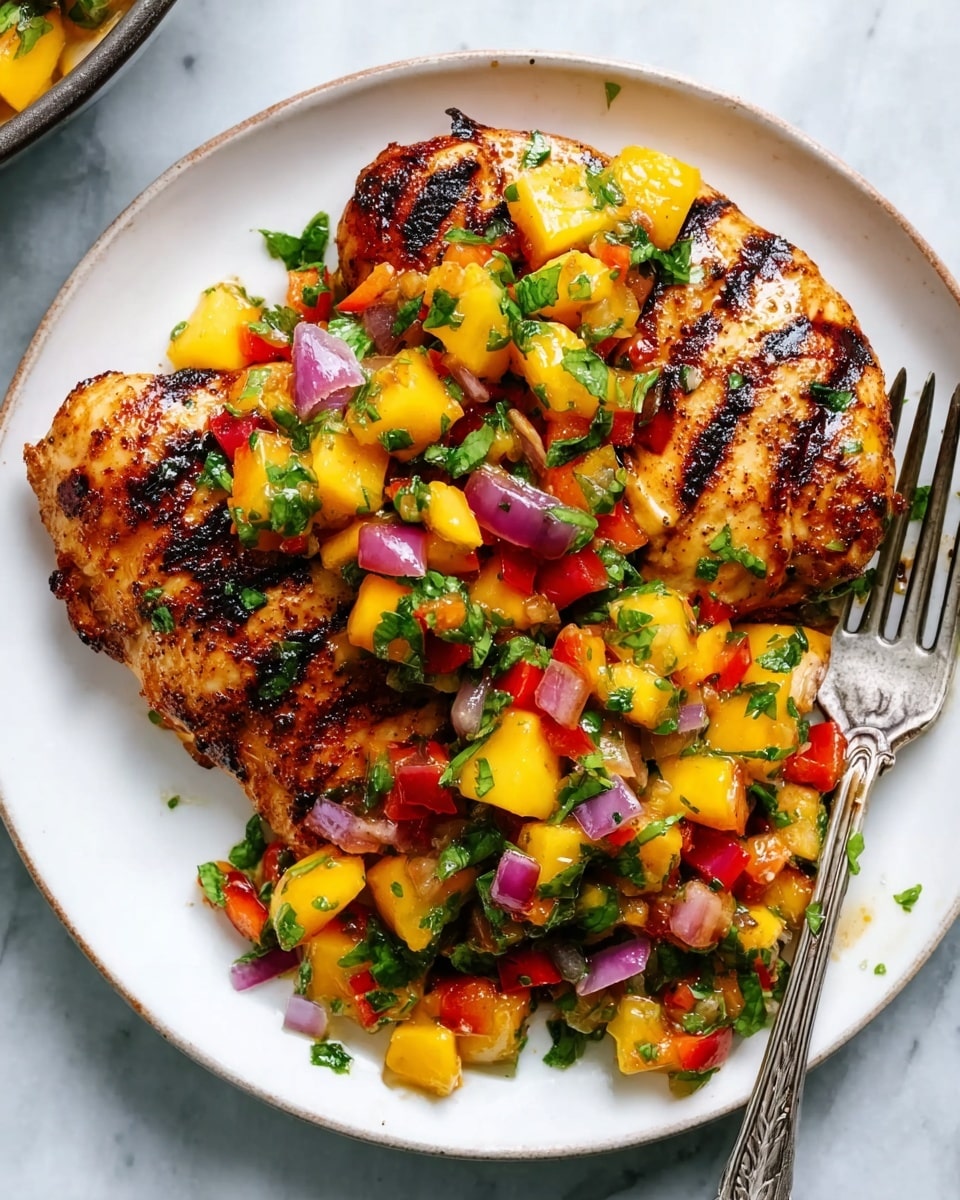 Peach Salsa Chicken