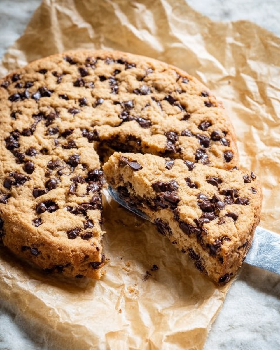 Slow Cooker Chocolate Chip Cookie Cake