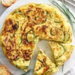 Spanish Cucumber Omelet | Tortilla de Pepino