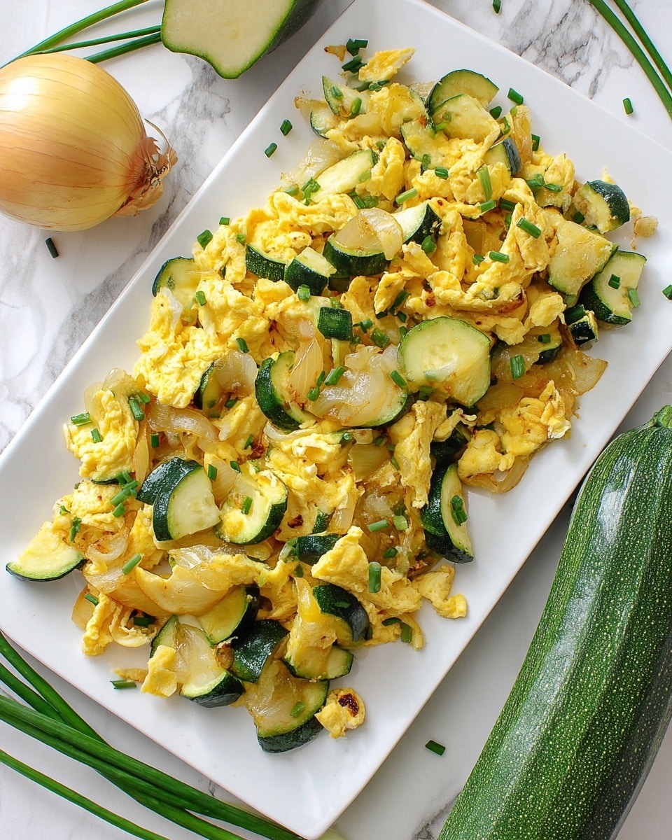Spanish Zucchini and Potato Scramble | Zarangollo Murciano con Patatas