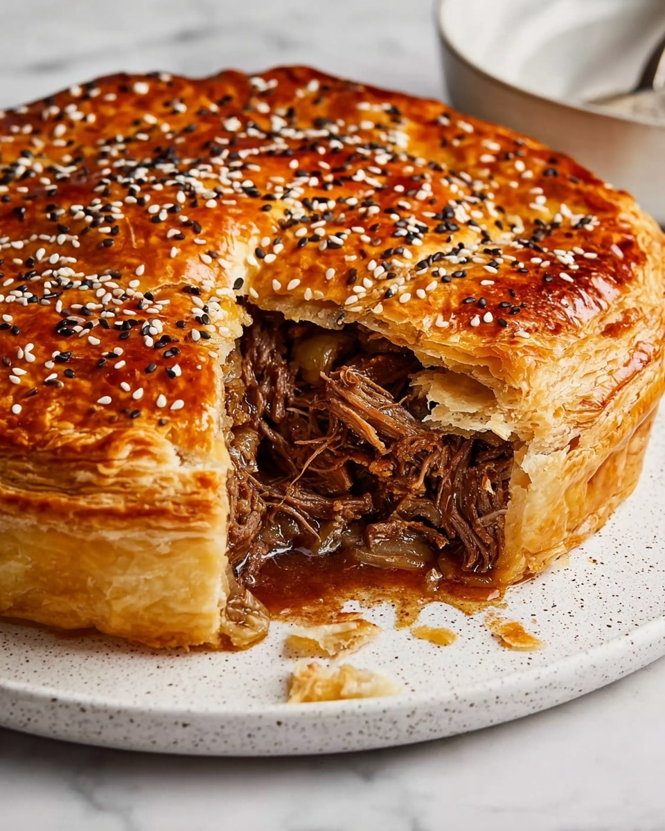 Steak and Onion Meat Pie