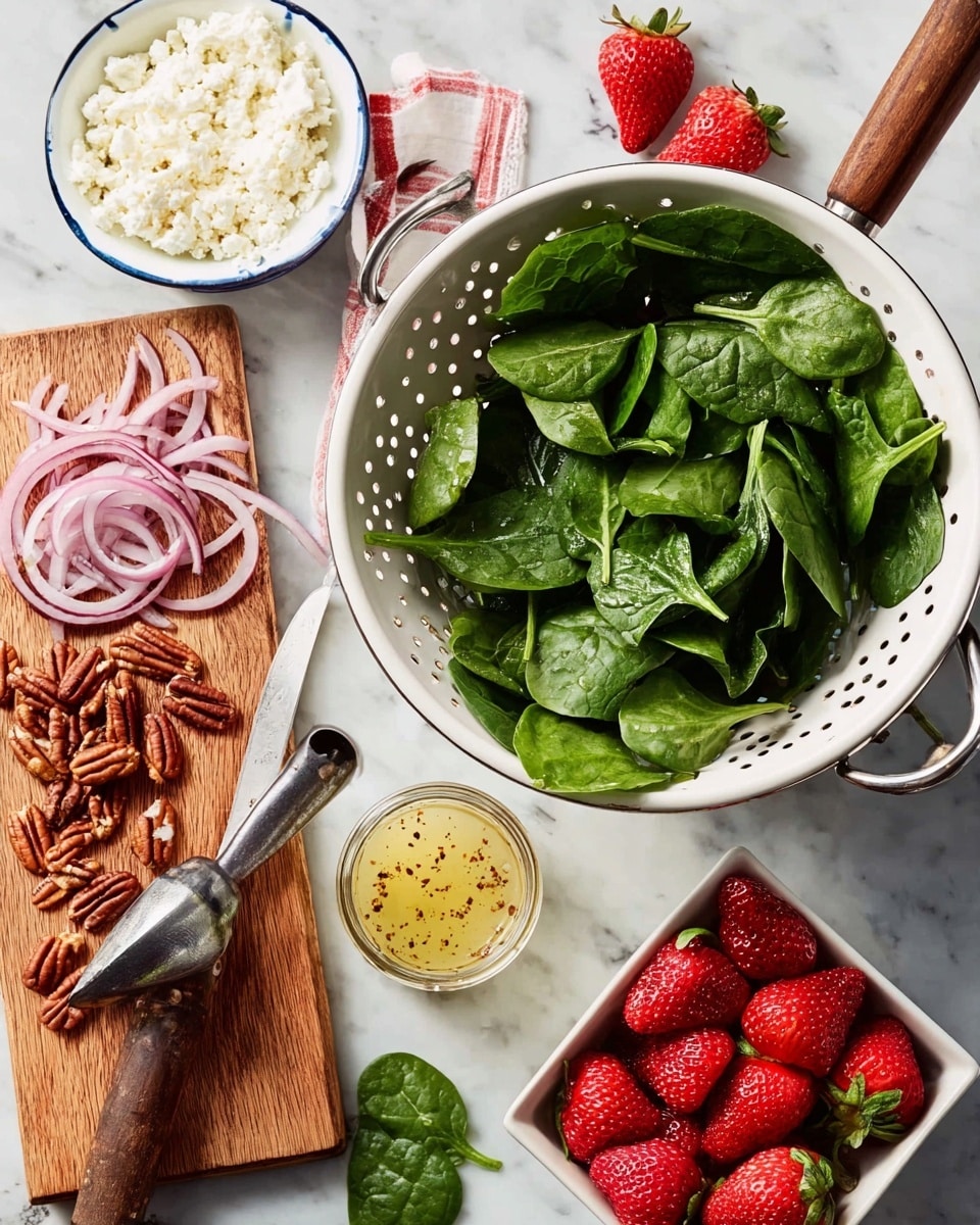 Strawberry Spinach Salad