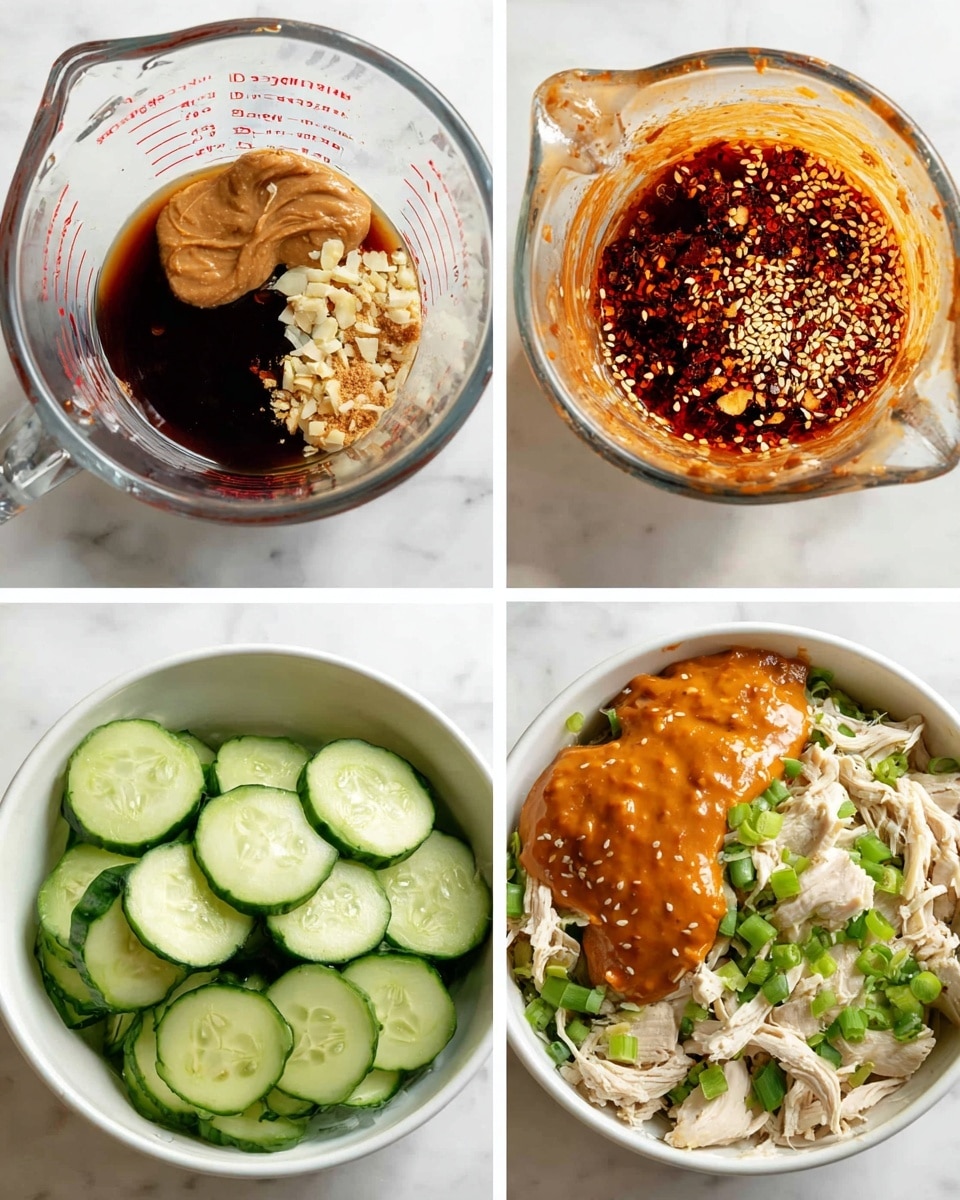 Thai Cucumber Salad with Chicken