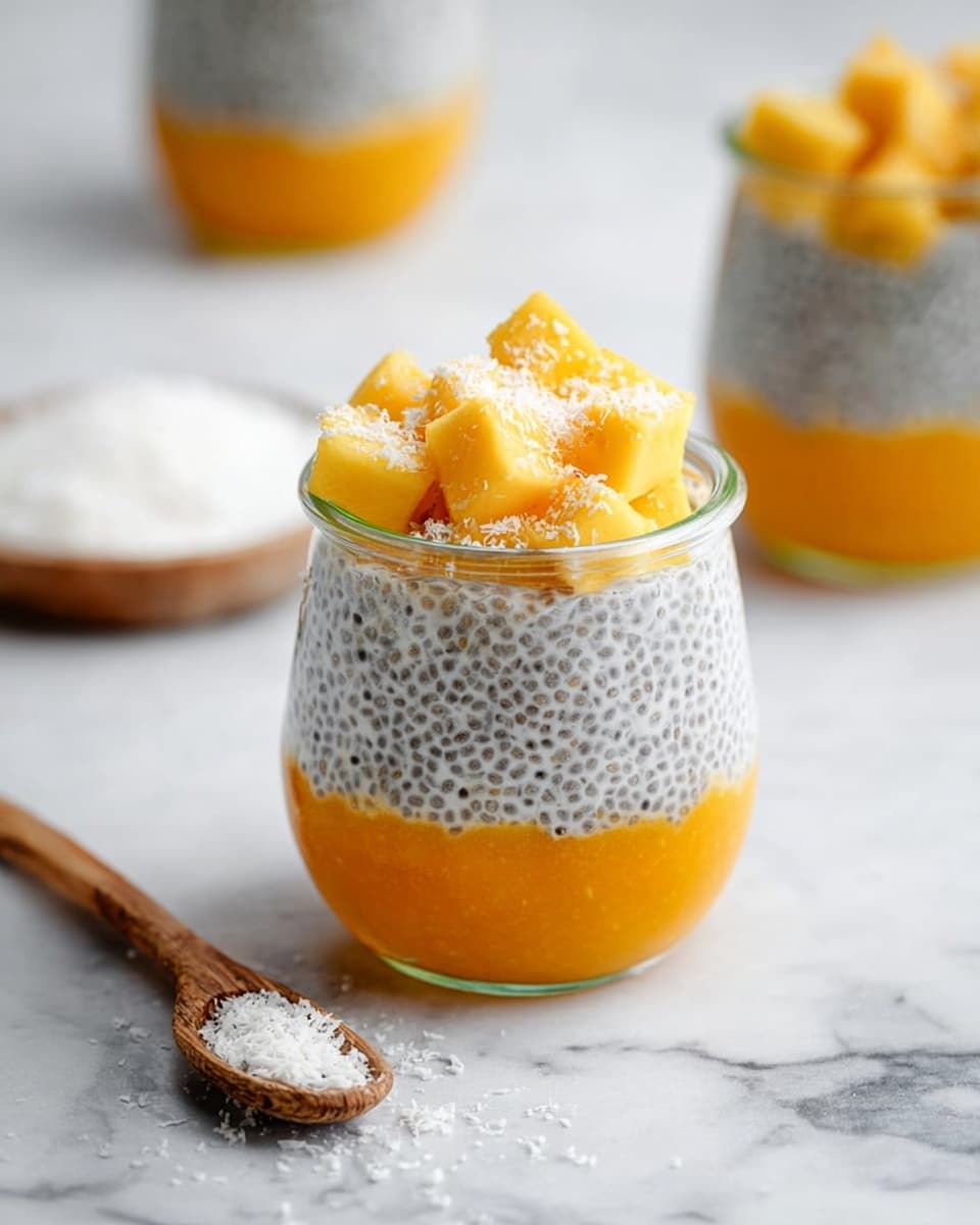 20-Minute Mango Chia Pudding with Coconut Milk
