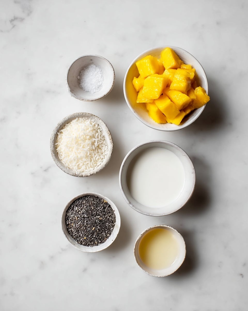 20-Minute Mango Chia Pudding with Coconut Milk