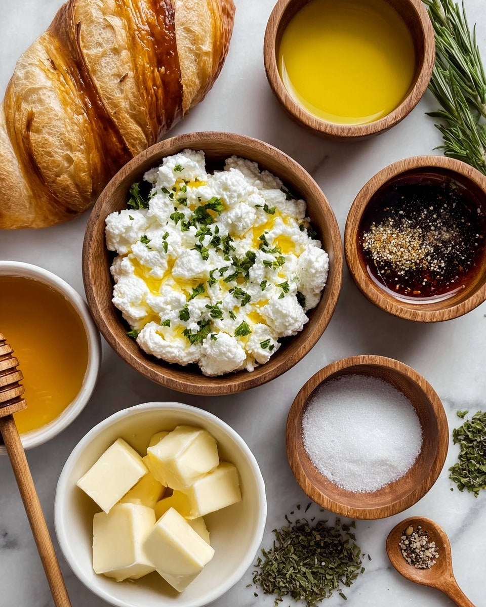 Cream Cheese Hot Honey Crostini