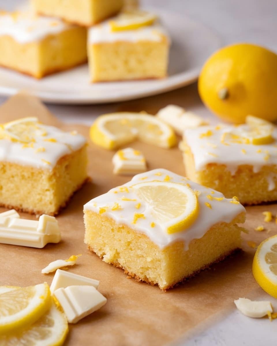 Easy Lemon Brownies Recipe