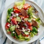 Fattoush Salad with Mint Dressing