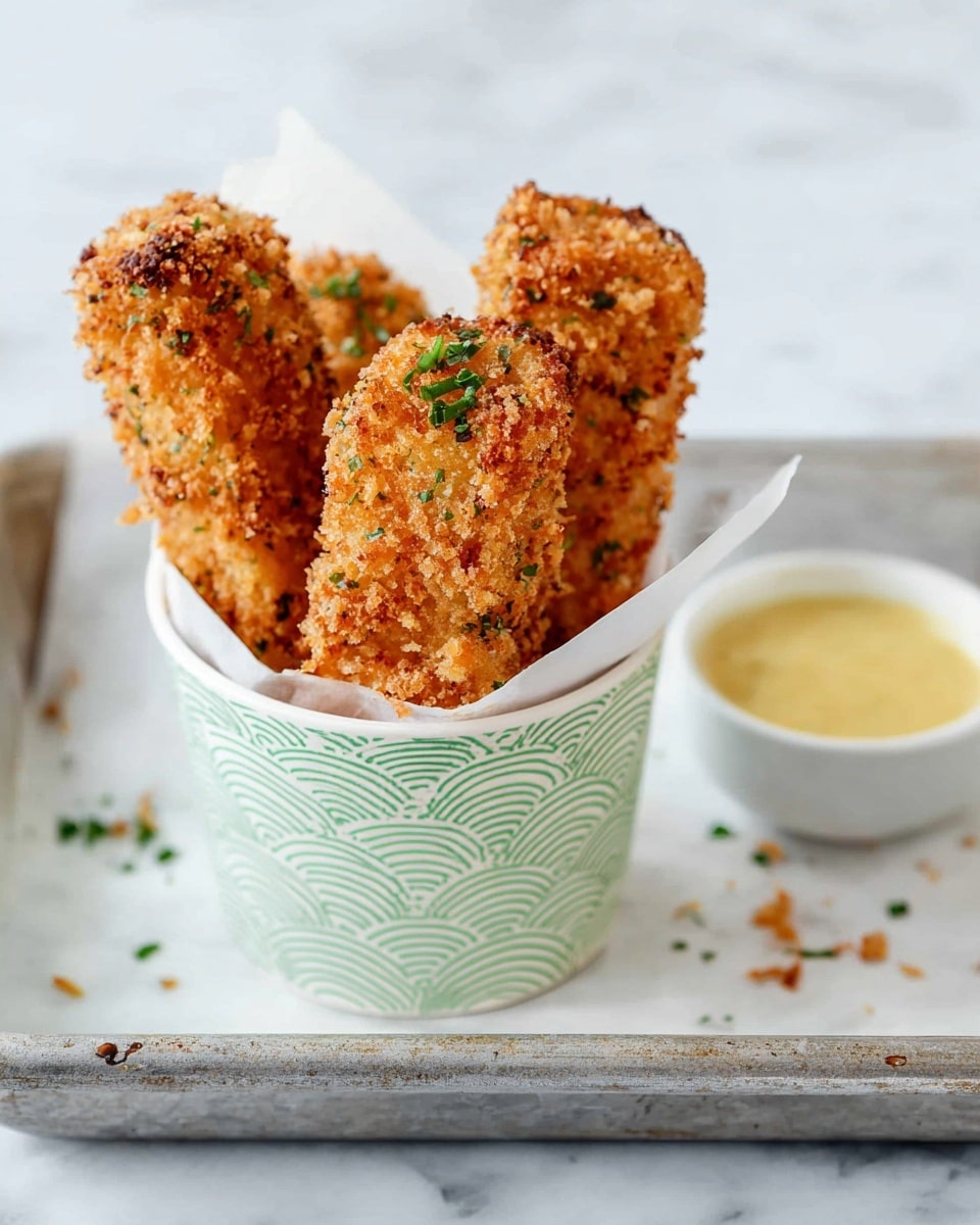 Healthy Almond Flour Chicken Tenders {Baked}