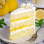 Lemon Mascarpone Layer Cake
