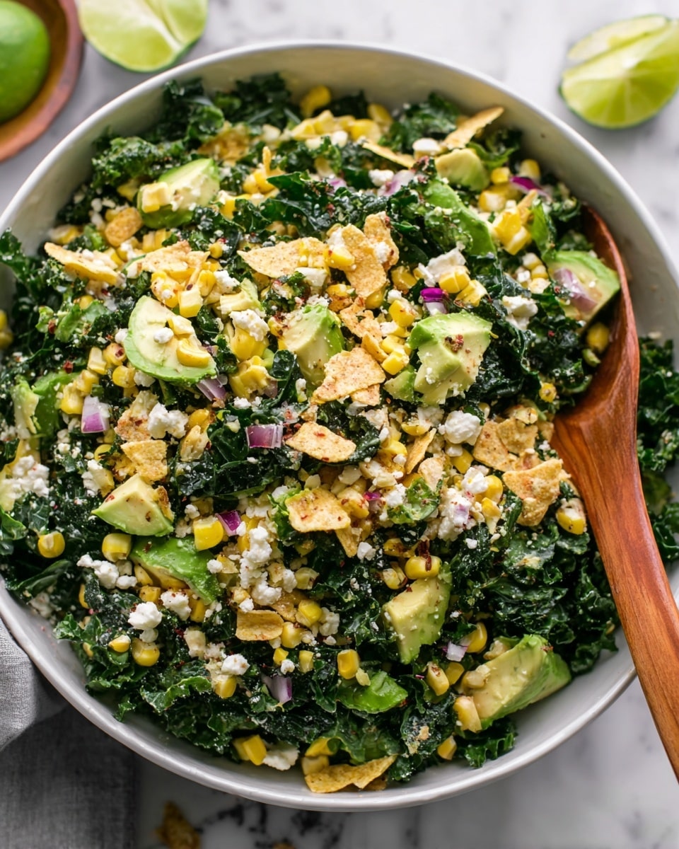 Mexican Street Corn Kale Salad