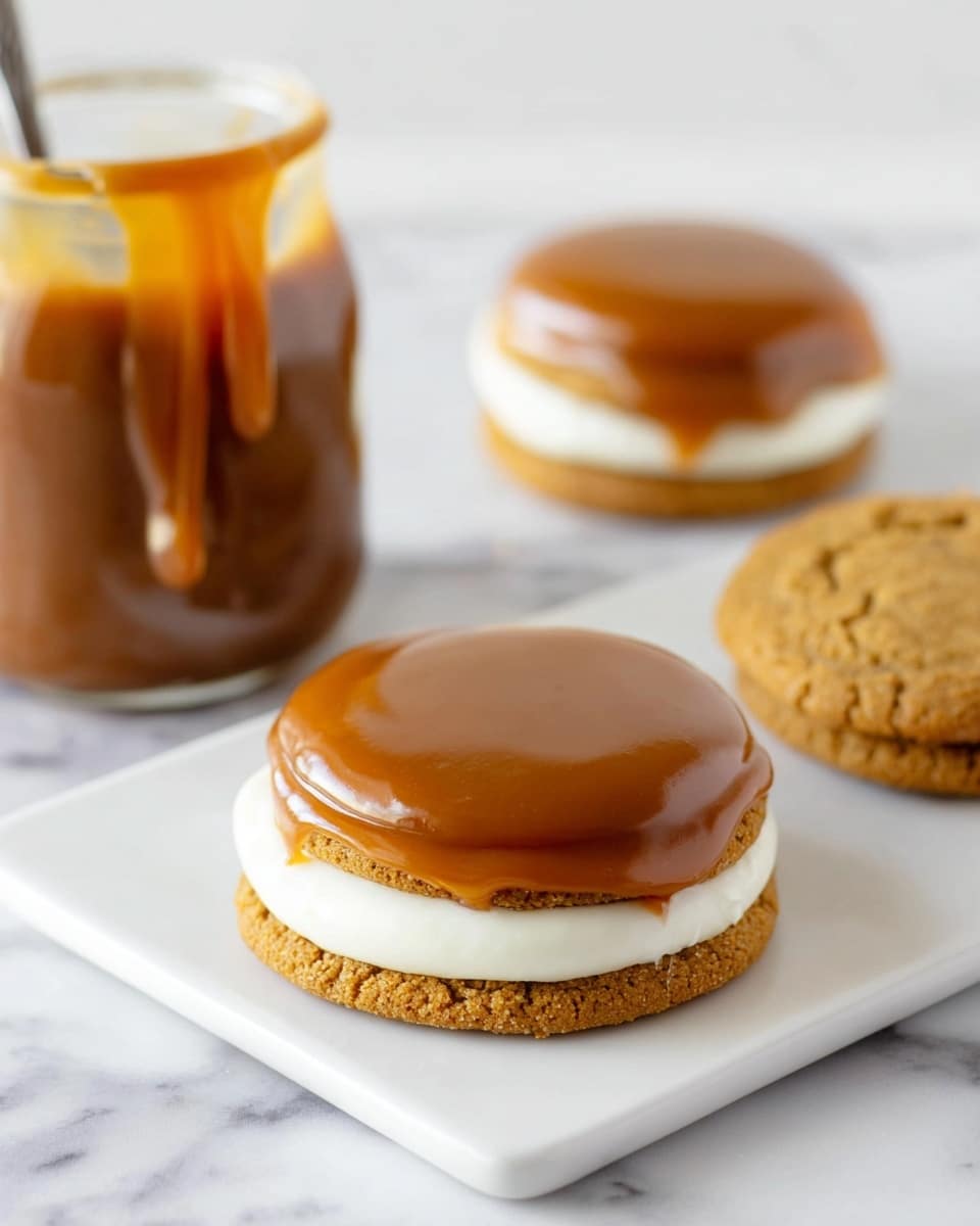 Cheesecake Caramel Cookies
