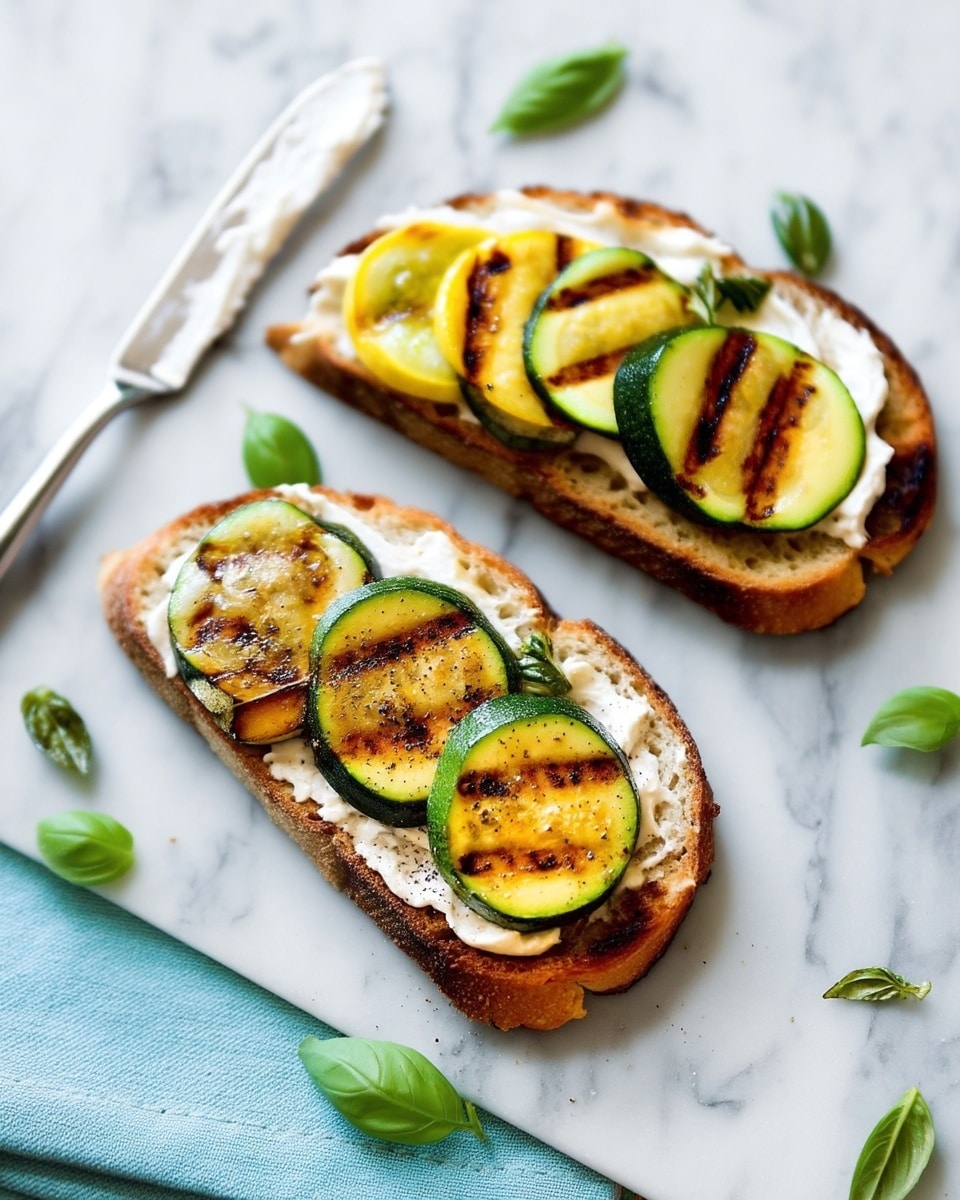 Grilled Summer Squash Sandwich