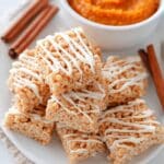 Pumpkin Spice Rice Krispie Treats