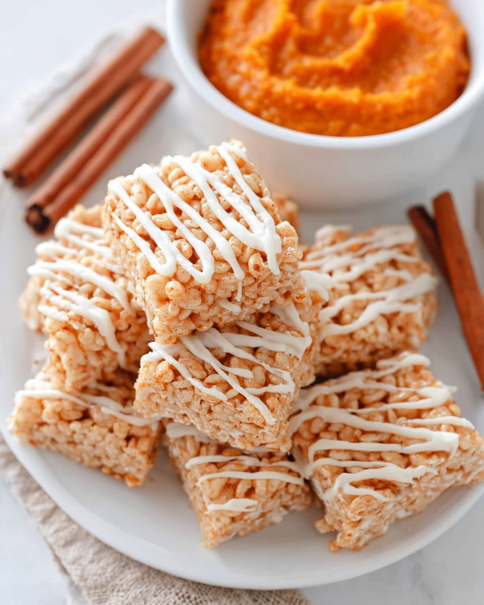 Pumpkin Spice Rice Krispie Treats