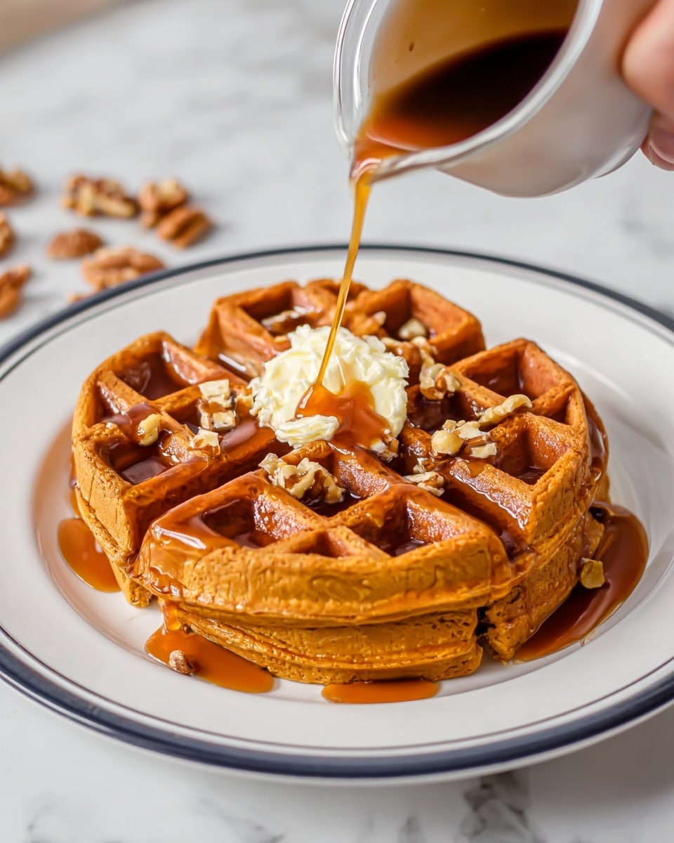 Pumpkin Spice Waffles Recipe