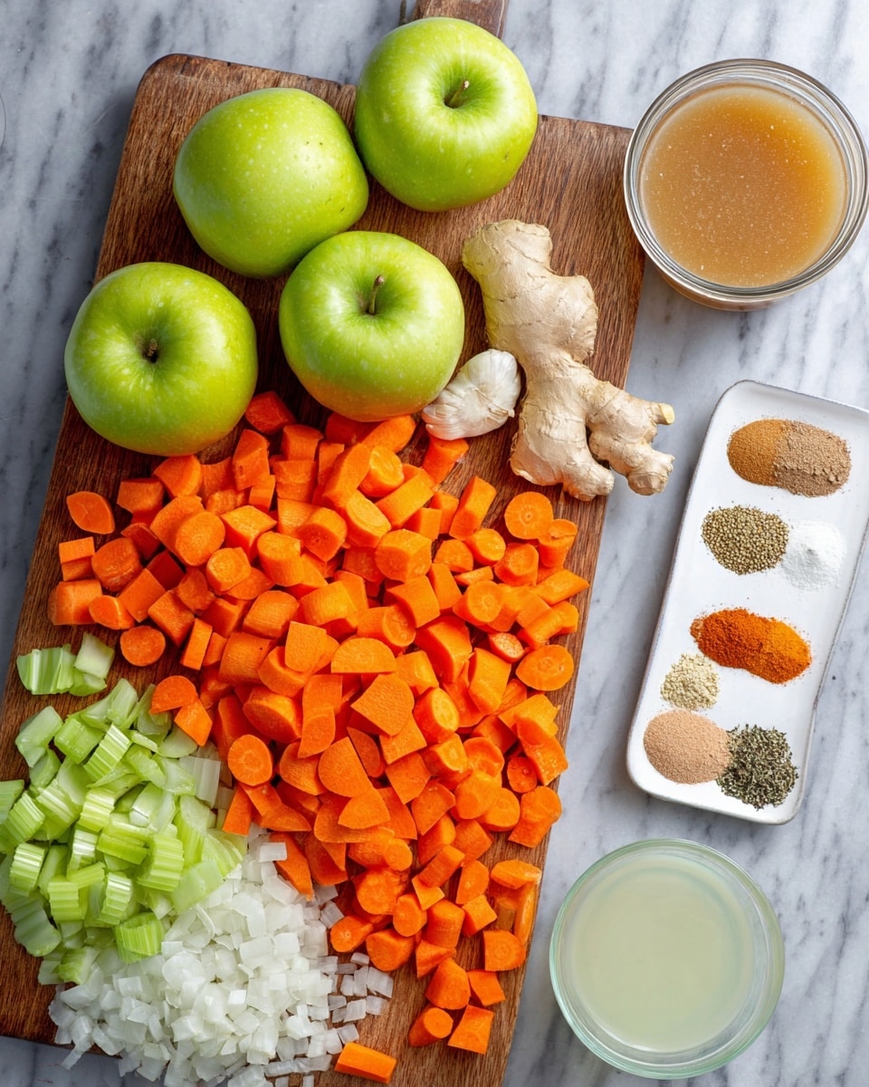 Spiced Carrot and Apple Soup