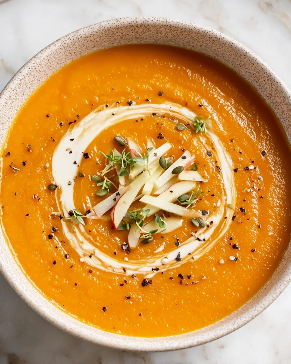 Spiced Carrot and Apple Soup