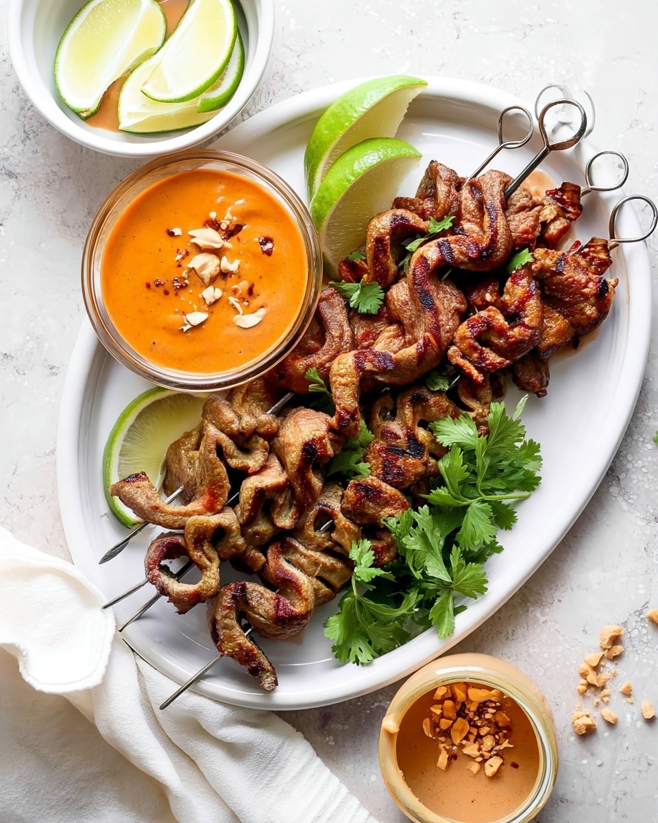 Coconut Beef Satay