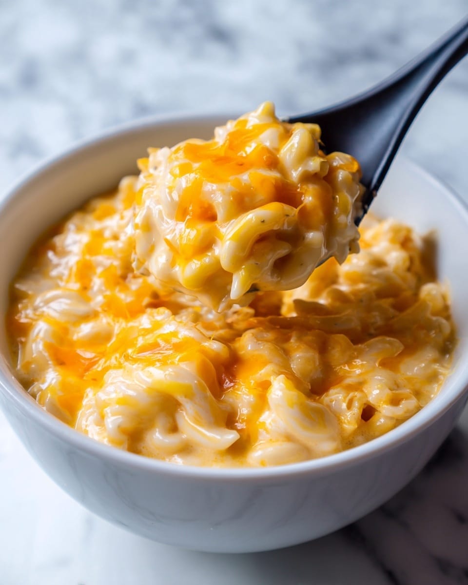 Slow Cooker Macaroni and Cheese (with Velveeta and Evaporated Milk)
