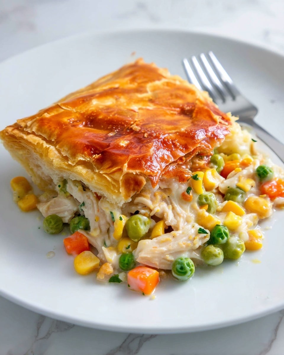Turkey Pot Pie with Puff Pastry